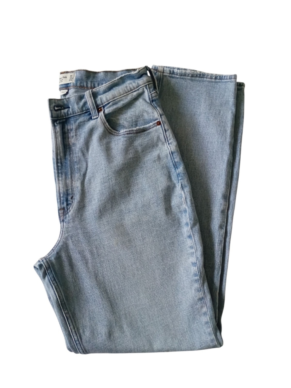 Abercrombie & Fitch Ankle Straight Ultra High-rise * Curve Love * Jean